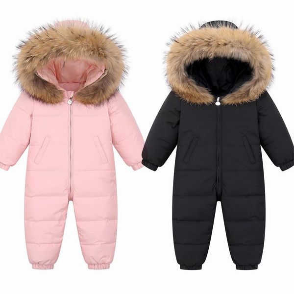 

down coat baby clothing winter overalls for kids 90% white jacket boy outerwear children snow suit girl clothes infant overcoat, Blue;gray