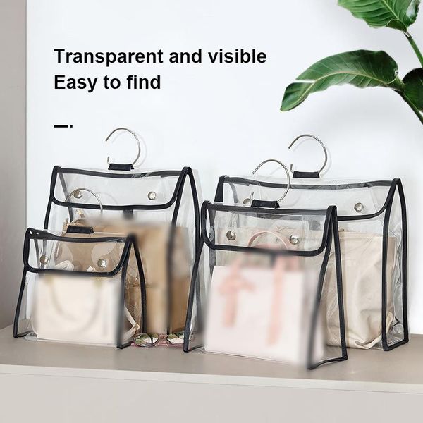 

storage bags 1pc dust-proof and moisture-proof hanging bag transparent finishing protection