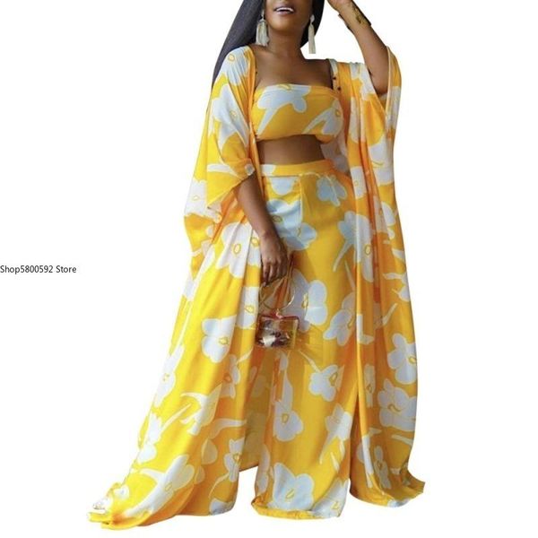 

ethnic clothing 3 piece maxi dress and pants sets plus size african clothes for women tracksuit kaftan dresses boubou robe vetement femme 20, Red