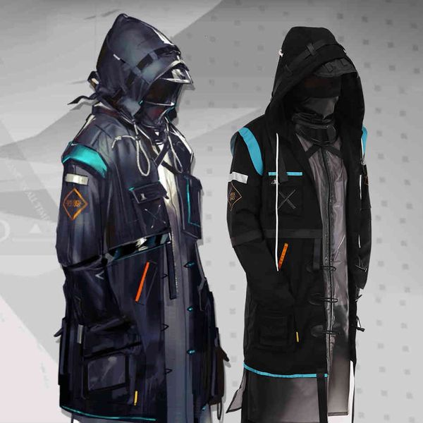 

tomorrow's ark cos clothes knife tower coat cosplay clothing animation, Black