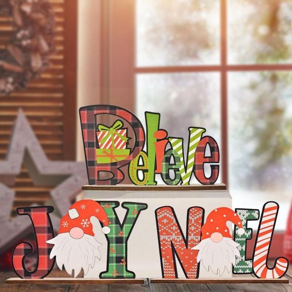 

christmas decorations decoration wooden letter ornaments home desknavidad 2021 c5v7