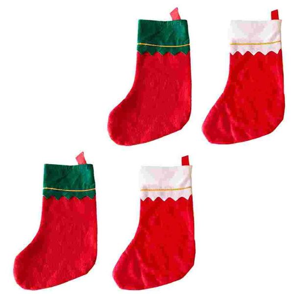

christmas decorations 4pcs decoration stocking gift hanging bag for xmas decor