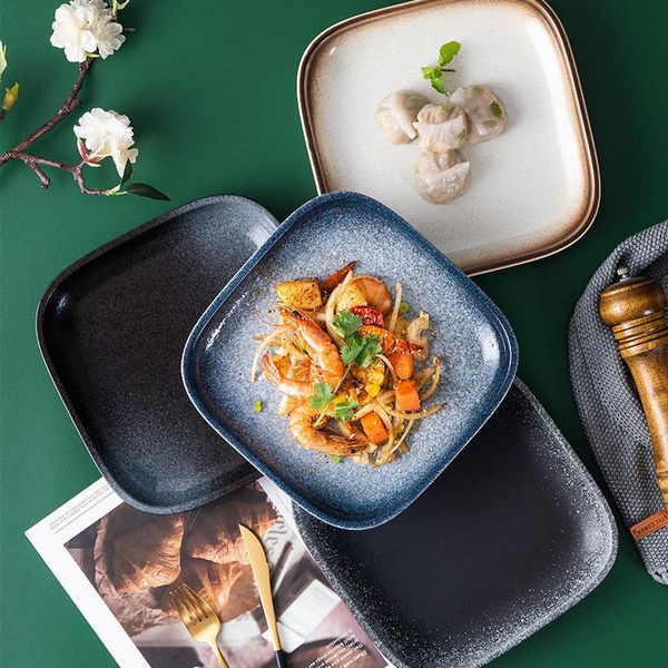 

dishes & plates lingao japanese ceramic creativity , pasta, steak, western plate web celebrity tableware