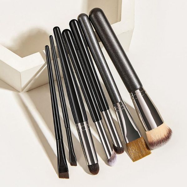 

makeup brushes beauty tools 7pcs brush set powder eyeshadow blush blending eyebrow lip cosmestic