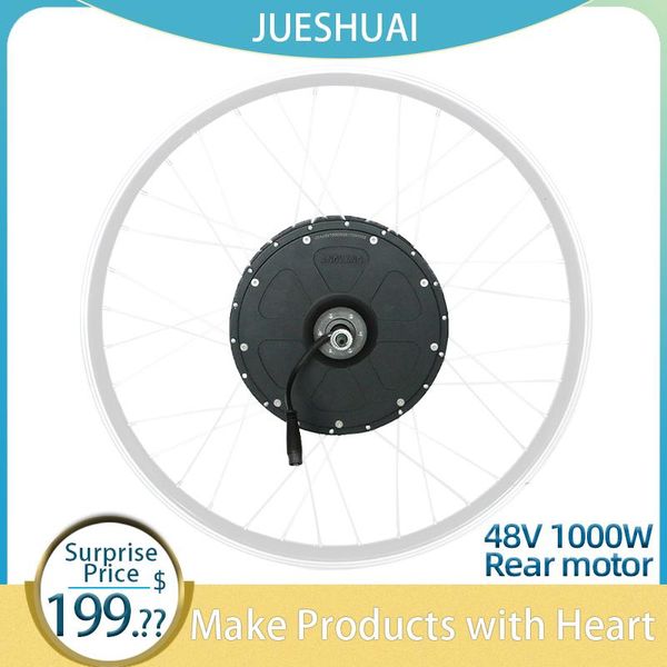 

electric bicycle 48v 1000w 1500w 2000w high power ebike fat tire motor brushless gear hub rear wheel drive for conversion kit, Silver;blue