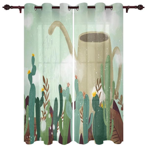 

curtain & drapes cactus kettle fresh valance curtains half blackout for living room study bedroom outdoor large windows custom cotton linen