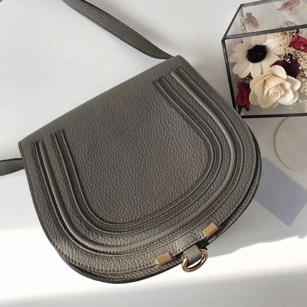 

designer fashion messenger saddle bag brand women bag cowskin leather cloe mini marcie bag shoulder
