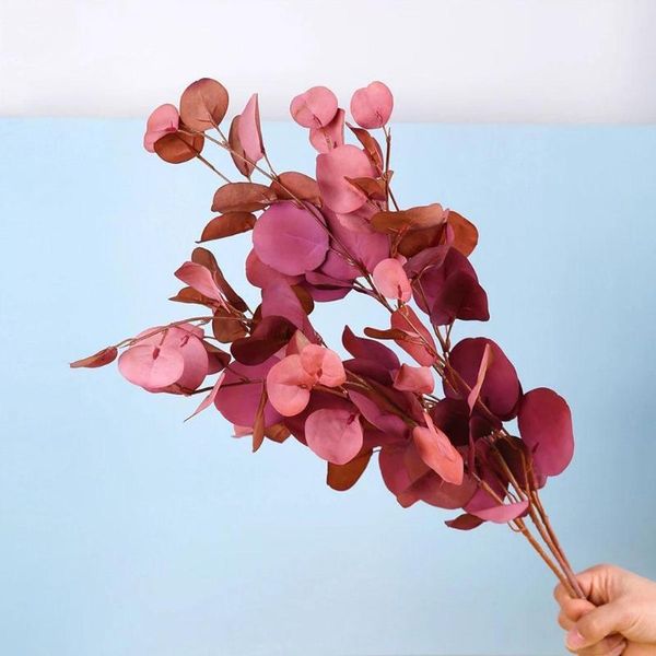 

1pcs simulation leaf wedding decoration 80cm indoor flower plant eucalyptus artificial a7d9 decorative flowers & wreaths