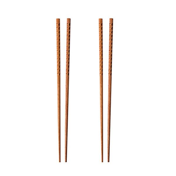 

chopsticks 2pairs super long kitchen tool sticks non slip home anti scald noodles fried wooden cooking durable pot