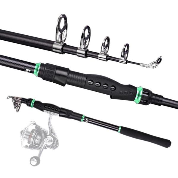 

1.8m / 2.1m 2.4m 2.7m 3.0m 3.6m fishing rod ultralight carbon pole sea for pesca boat rods