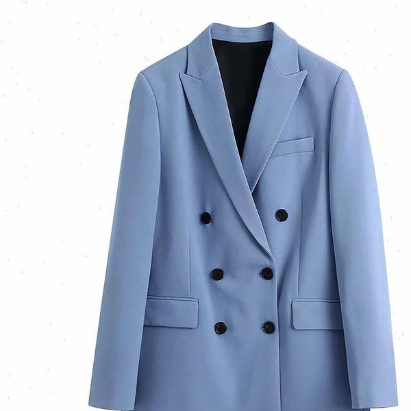 

2 piece set suit womens pants double breasted blazer and trousers elegant high fashion chic lady woman outfits, White
