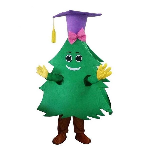 

halloween christmas tree mascot costume cartoon theme character carnival festival fancy dress xmas adults size birthday party outdoor outfit, Red;yellow