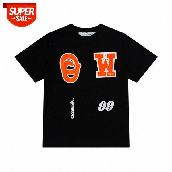 

construction worker arrow pattern round neck pullover short sleeve one piece wholesale #6m6t, White;black