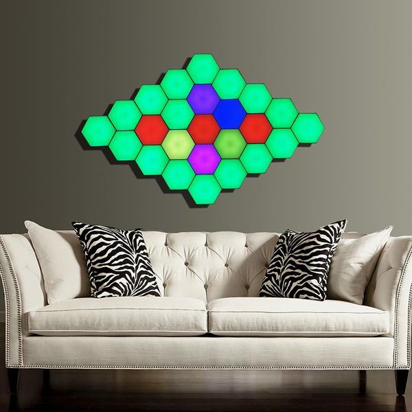 

night lights nordic led light quantum lamp bedroom decor modular rgb colors touch helios lighting room decoration