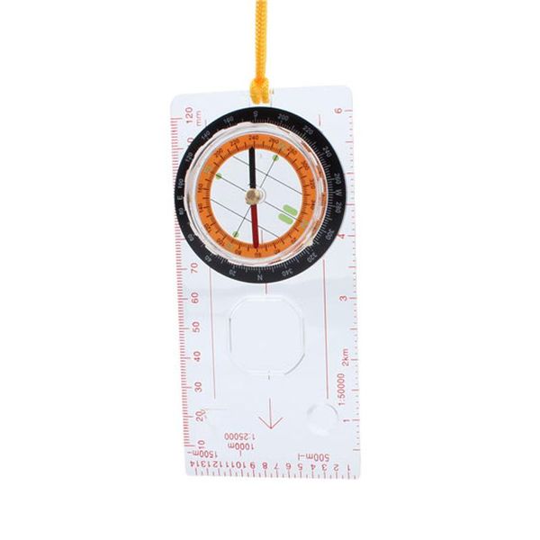 

by dhl 100pcs pointer compasses hiking protractor camping compass with ruler magnifier for outdoor gadgets
