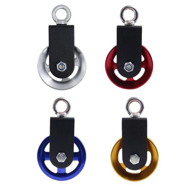 

accessories fitness pulley bearing lifting mute drop-down high aluminum u-shaped alloy round metal hanging wheels o0i9