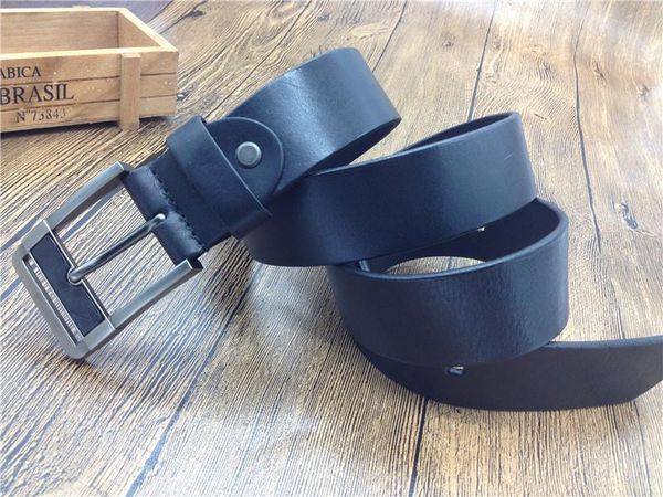 

arrival vintage mens belts 2021 style 100% genuine leather belt is for men and women high quality, Black;brown
