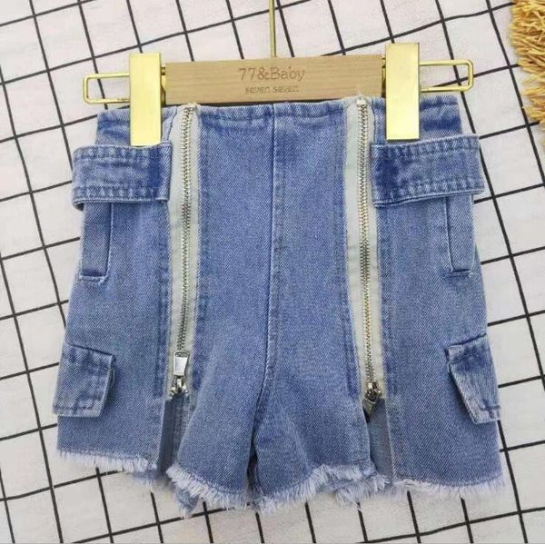 

wholesale girls denim shorts summer fashion 4-9t a803, Black