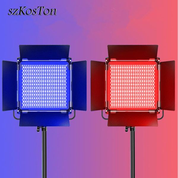 

led light panel colorful pography lighting 2600k-10000k eu us plug for po studio live youtube vk 9 scene effect flash heads