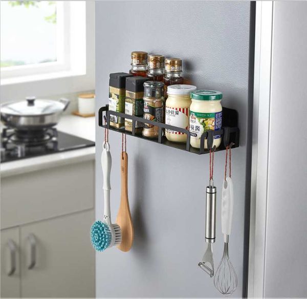 

folding single-layer refrigerator rack, kitchen wall household washing machine side rack storage & organization