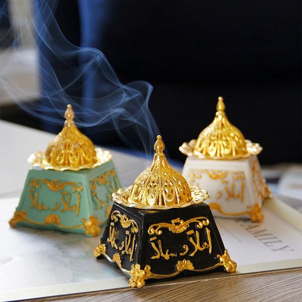 

fragrance lamps resin muslim ramadan incense burner middle east arabic mabkhara holder