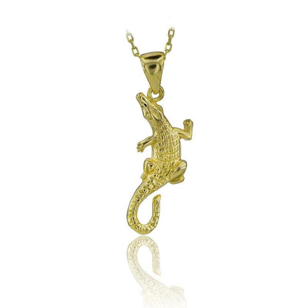

pendant necklaces alligator necklace 925 sterling silver crocodile
