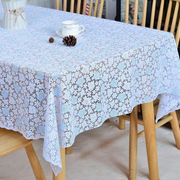 

tablecloth waterproof, anti scald, oil, no wash tea table lace pvc thickened mat cloth