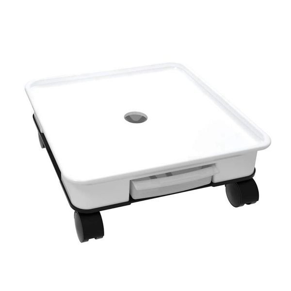 

planters & pots square plant revolving tray with wheels and water container