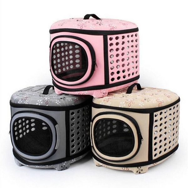 

dog car seat covers pet cat carrier side foldable travel tote shoulder bag portable cage kennel for outdoor ped