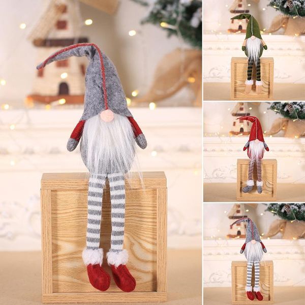 

christmas doll pendant xmas tree santa claus snowman elk hanging ornament decor