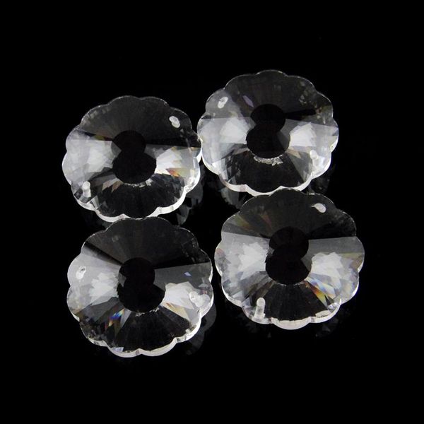 

45mm crystal glass plum blossom 2 holes lighting prism shinning chandelier pendant hanging parts