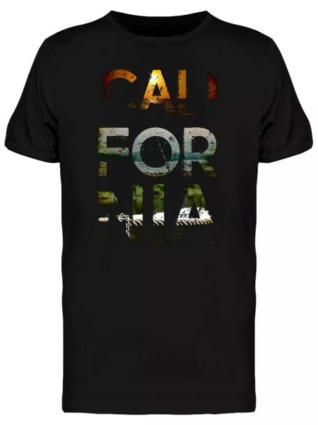 

California Photo Men's Tee -Image by Shutterstock, White;black