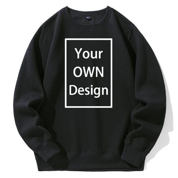 Erkek Hoodies Yeni Sıradan Kadınlar Erkek Sweatshirtler Kendi Tasarım Ücretsiz Marka Diy Baskı Özel Giyim Moda Gevşek 15 Renk Üstleri