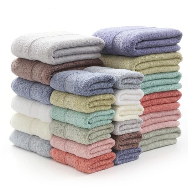 

towel 6/3pcs washcloth carded cotton sets absorbent bath solid color soft friendly face hand shower towels for bathroom