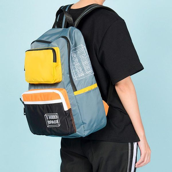 

backpack creative women private space themed nylon contrast light shoulder bag school bags for teenage girls bookbag