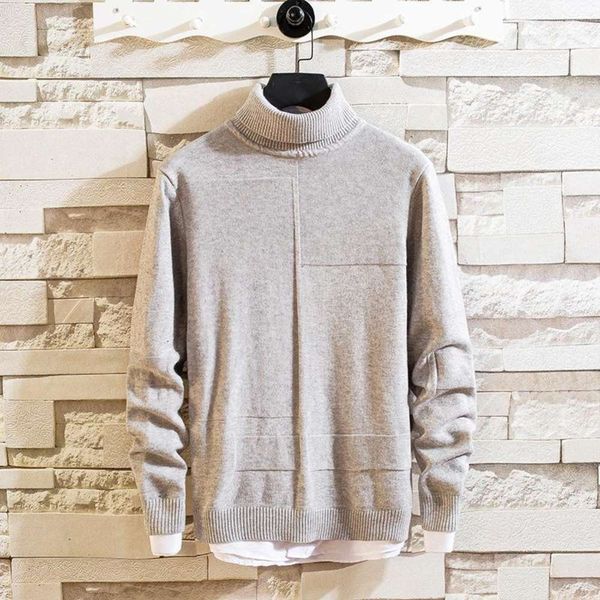 

sweaters autumn winter classic men's males turtleneck casual sweater homme slim fit knitted cotton pullovers solid color-3xl1 ol9q, White;black