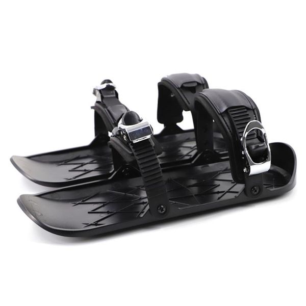 

mini ski skates portable short skiboard adjustable shoes skiing snow board for winter inline & roller