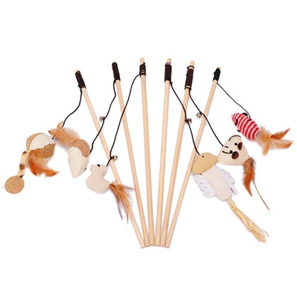 

cat toys with bells elastic rod mouse pumpkin fish chicken polatouche