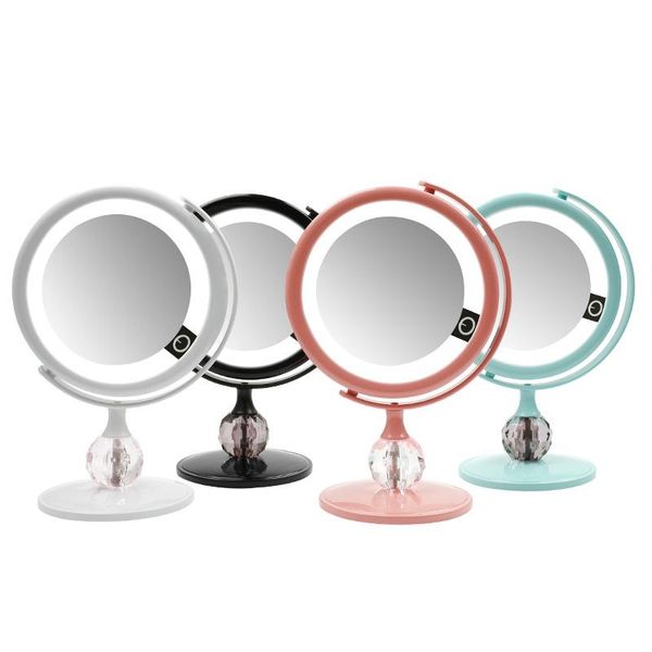 

vanity lights led light makeup mirror chargeable face adjustable touch dimmer usb backlit table cosmetic