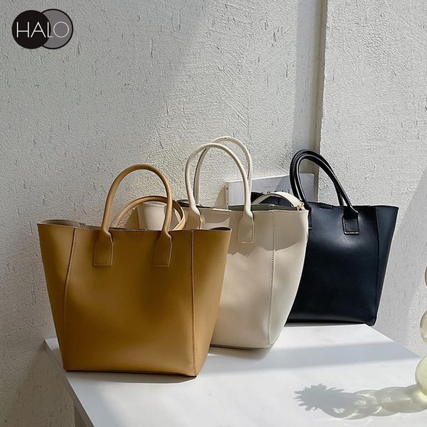 

evening bags women pu leather soft bag ladies simple large-capacity tote female niche design large shoulder casual crossbody