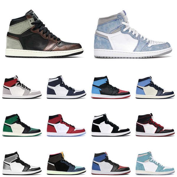 

1 high og basketball shoes patina men women 1s hyper royal dark mocha obsidian unc twist mens outdoor trainers sports sneakers