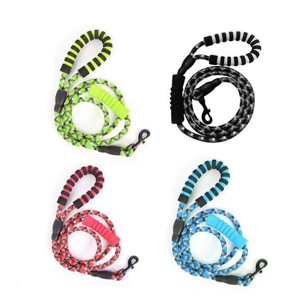 

dog collars & leashes durable large leash golden retriever medium big collar strong reflective lead rope accessories perro