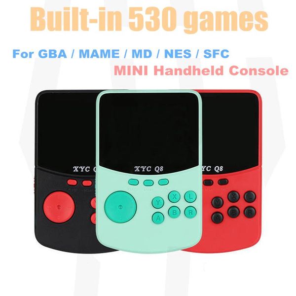 

handheld video games console built-in 530 retro classic 2.8 inch screen for nes\snes\mame\md\gba 16 bit arcade game player portable players