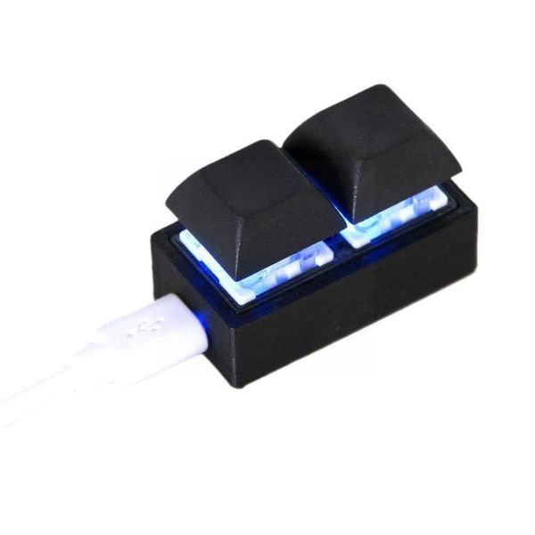 

keyboards usb keypad mini-2 key mechanical keyboard custom shortcut for audio copy office keys game paste m7l2