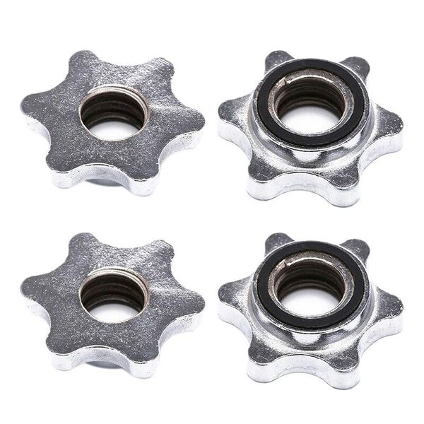 

4pcs 25mm dumbbell rod nut,spinlock collars for plating barbell weight lifting accessories
