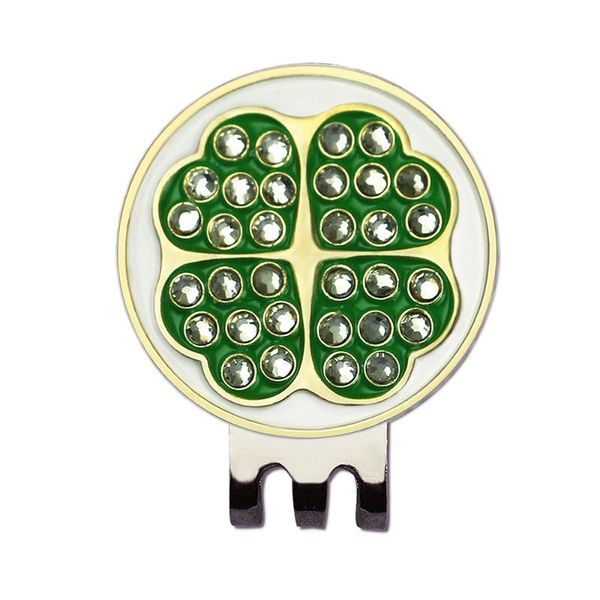 

golf training aids pinmei ball mark hat clip sets 1pc crystal embossied soft enamal filled markers and cap clips