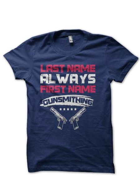 

men's t-shirts gunsmith half sleeve t shirt, White;black