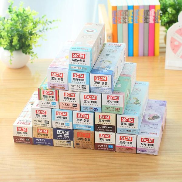 

refills [special offer] scm zxbx029 gel pen refill red blue black ink 0.35 / 0.38 0.5 mm, Black;red