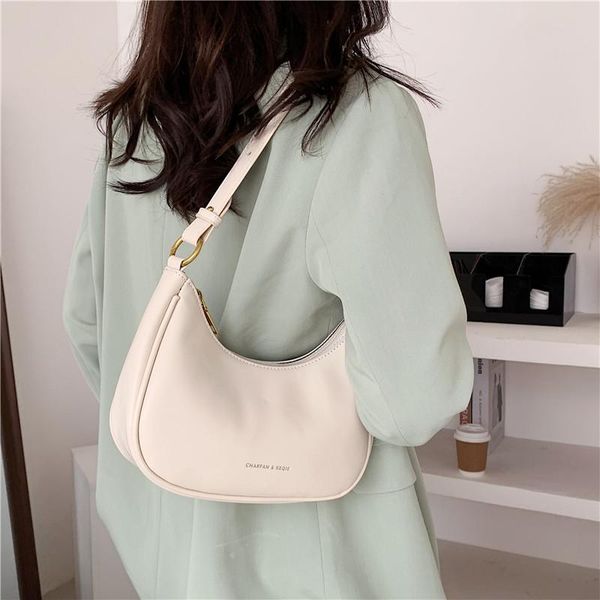 

evening bags white underarm bag female 2021 fashion light luxury messenger autumn and winter all-match shoulder