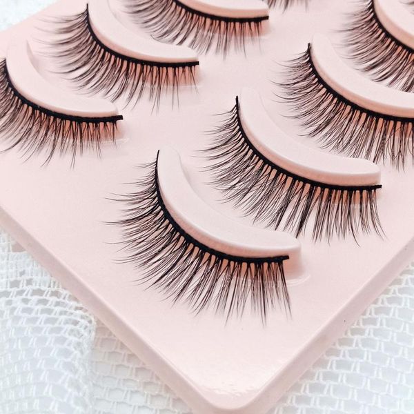 

false eyelashes 5pairs 3d lasting natural artificial mink lashes magnetique
